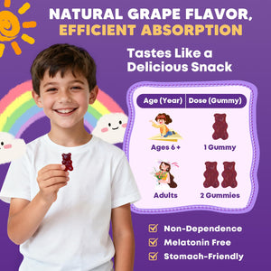 (2Pack) Sugar Free Magnesium Glycinate Gummies for Kids & Adults - Zzz Support, Relaxation & Cognition Support, 200/400mg Magnesium Gummies with L-Theanine, - PrimeBioHealth - canada supplements