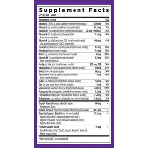 New Chapter Multivitamin for Men 50 Plus - Every Man's One Daily 55+ with Fermented Probiotics + Whole Foods + Astaxanthin