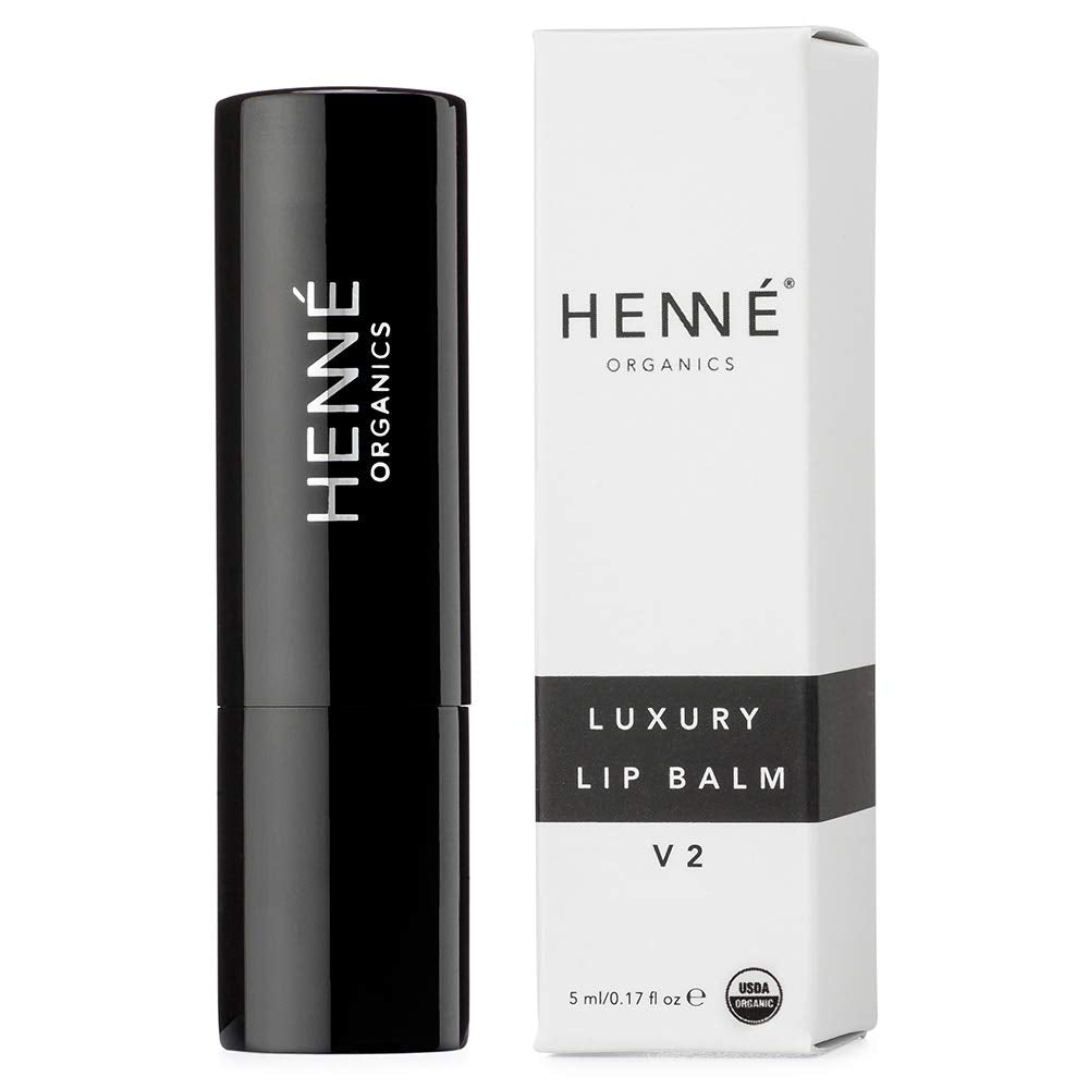 Henné Organics Luxury Lip Balm V2 - Natural and Organic Moisturizer - 0.15 Ounce Stick Hennà OrganicsBuy Supplements Australia