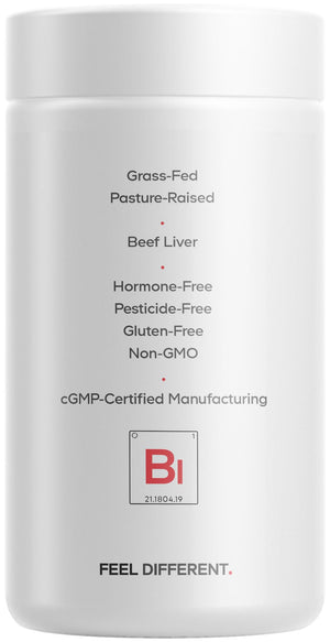 Codeage Grass Fed Beef Liver Supplement Superfood, Freeze Dried, Non-Defatted, Desiccated Glandulars Bovine Pills, Pasture Raised Beef Vitamins, Non-GMO Liver Meat, 180 Capsules CodeageBuy Supplements Australia