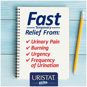 URISTAT Ultra UTI Pain Relief, Cranberry Flavored Coating, 30 Tablets (Pack of 2)