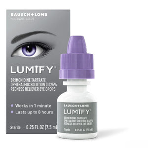 LUMIFY Eye Drops for Red Eyes, Redness Reliever for Brighter Looking Eyes, Works in 1 Minute & Lasts Up to 8 Hours, Eye Drops, 0.25 Fl Oz (7.5mL) LUMIFY buy supplements Au