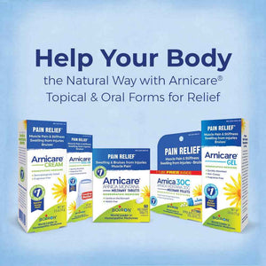 Boiron Arnicare Tablets - 100 Count for Pain Relief from Muscle Pain, Joint Soreness, Swelling from Injury or Bruises - Arnica Meltaway Tabs