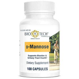 Bio-Tech Pharmacal D-Mannose, Supports Bladder and Urinary Tract Health (100 Count)