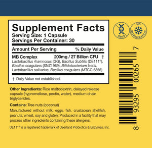 Researched Nutritionals Multi-Biome - Dual-Action Probiotics for Women & Men - Spore + Live Strain Formula with Delayed-Release Capsules for Gut Health, Histamine & Immune Support (30 ct) Researched NutritionalsBuy Supplements Australia