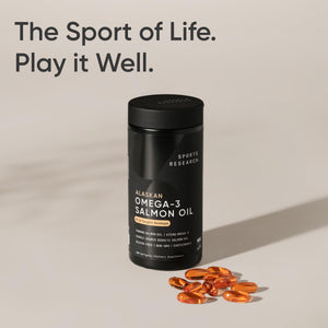 Sports Research® Salmon Oil - Single-Source Wild Alaskan Sockeye | 2500 mg per Serving w/EPA & DHA Fatty Acids | MSC Certified - 180 Count Softgels Sports Research buy supplements Au