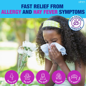 Ohm Children's Allergy Medicine, Loratadine 5mg, Chewable Tablets (30 Count) Grape Flavor, Non-Drowsy Antihistamine, 24-Hour Allergy Relief for Runny Nose, Watery Eyes, Itchy Throat & Nose Ohm buy supplements Au