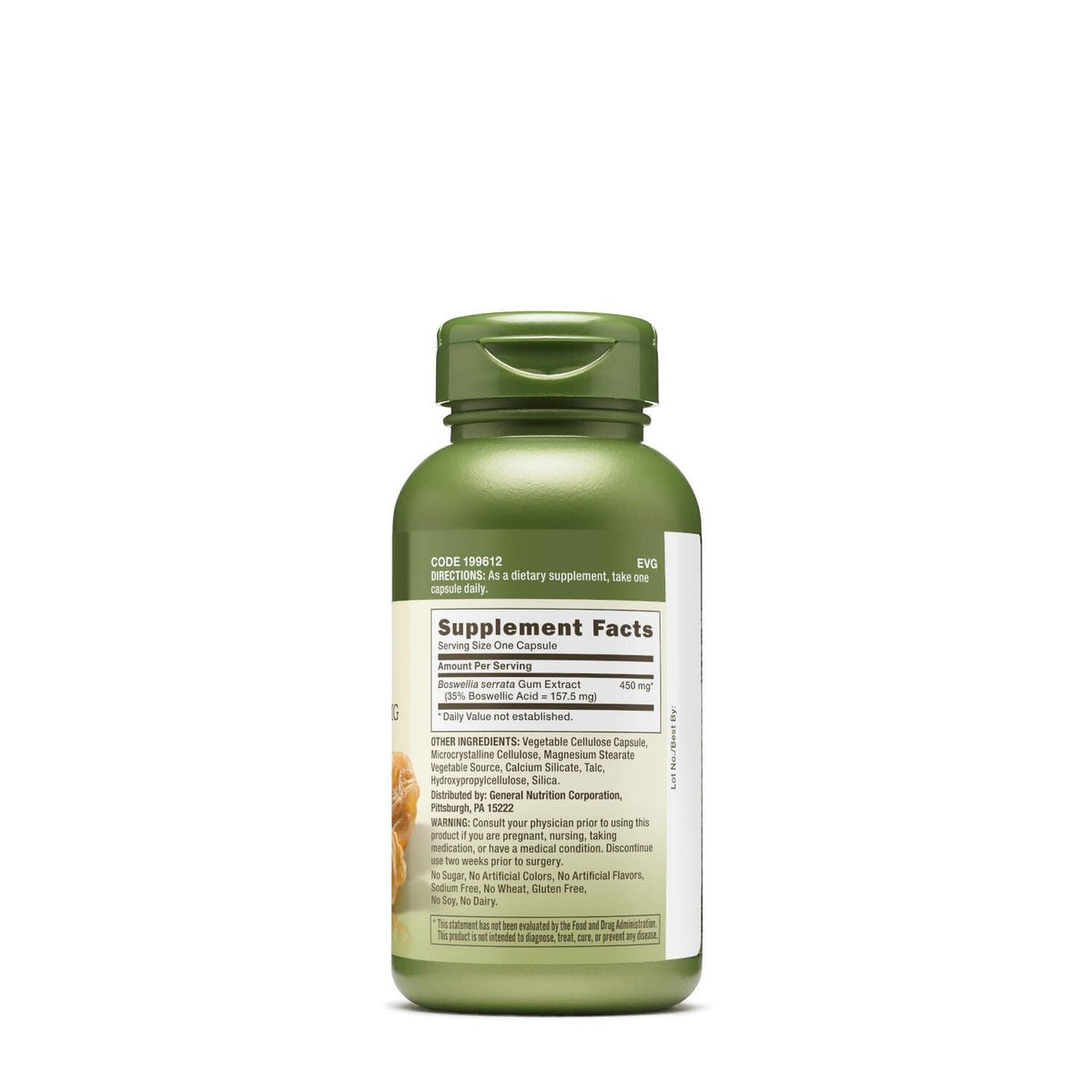 GNC Herbal Plus Boswellia Extract 450mg Supplement, Vegetarian, Supports Joint Health, 100 Servings GNCBuy Supplements Australia