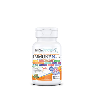 (60 Capsules), NAC 600mg, Quercetin 1,000mg, Vitamin C 500mg, Zinc 50mg, Vitamin D3 5,000iu, Selenium, Copper, Acerola, Ginger, Rutin, Citrus Bioflavonoids, Rose Hips, Echinacea, Immune N Plus 15 in 1 KAPPA NUTRITION buy supplements Au
