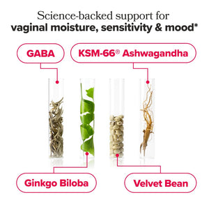 O Positiv URO Vaginal Moisture & Mood – Formulated to Support Vaginal Moisture, Mood & Relaxation – with KSM-66® Ashwagandha, Ginkgo Biloba, Mucuna pruriens, and GABA – 30 Servings O Positiv buy supplements Au