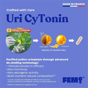 FEM Urovital Bladder Control Supplements - Overactive Bladder, Leakage & Urgency Relief - Non-Hormonal Urinary Tract Health Support for Women - 30 Capsules