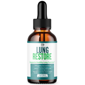 Lung Restore Drops, Official LungRestore Liquid Supplement Drops with All Natural Ingredients, Lung Restore Advanced Lungs Wellness Support Formula with Premium Vitamins for Women & Men (30 Servings) MJOBuy Supplements Australia