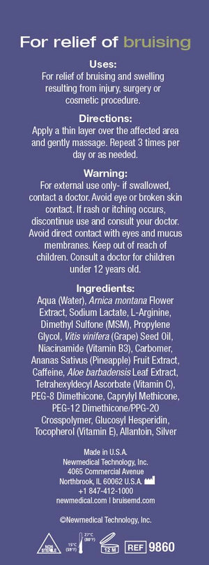 BruiseMD Topical Gel for Bruising and Swelling, 20% Arnica, Bromelain, Caffeine, Advanced Concentrated Bruise Treatment Formula, 60g (2 fl oz) BruiseMDBuy Supplements Australia