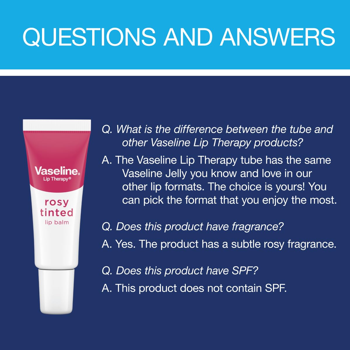 Vaseline Lip Therapy Rosy Lips Moisturizing Lip Balm - Twin Pack (2-Pack)