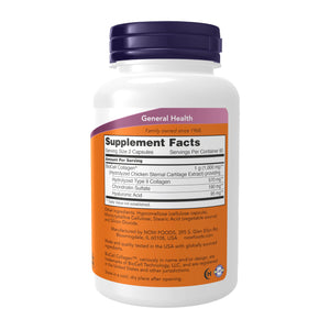 NOW Foods Supplements, BioCell Collagen® Hydrolyzed Type II, Clinically Validated, 120 Veg Capsules NOW Foods buy supplements Au