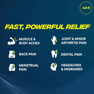 Advil Dual Action With Acetaminophen And Ibuprofen (2 Dose Equivalent) For 8 Hour Pain Relief, Coated 144 Ct Caplets And 2 Ct. Sample Of Advil PM AdvilBuy Supplements Australia