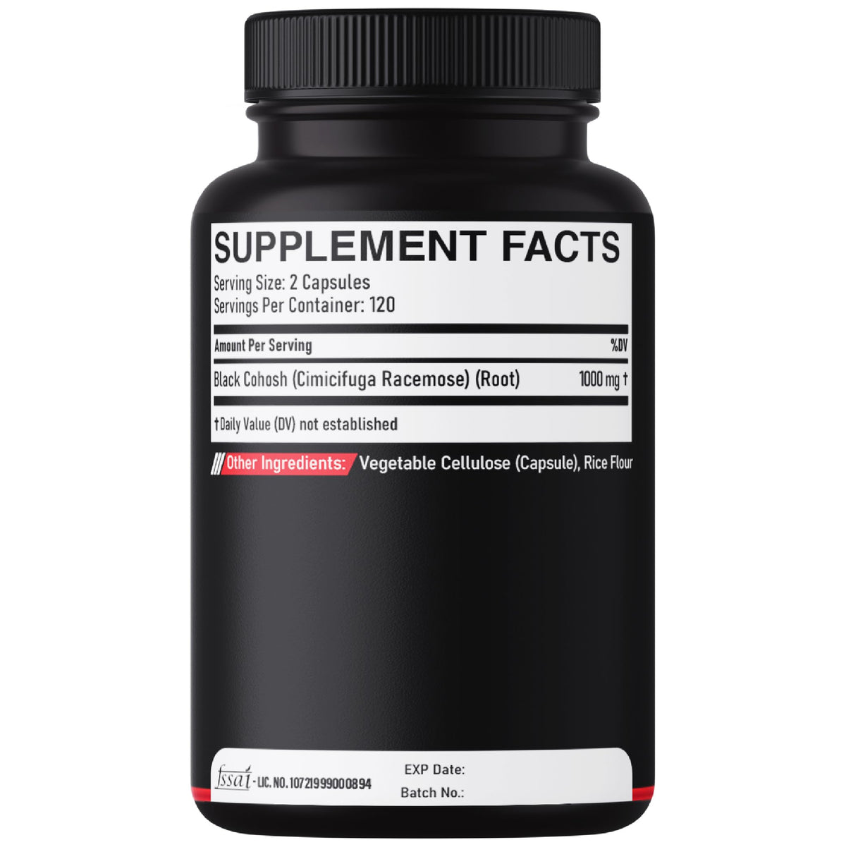 DEDICAD 1000mg Black Cohosh for Menopause Hot Flashes - 240 Capsules for 4-Month Supply - Support for Body Management, Women's Health & Immune System DEDICAD buy supplements Au