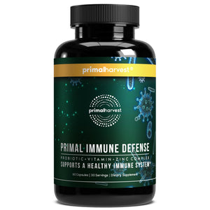 Primal Harvest Immune Defense 10-in-1 Supplement with Probiotics, Zinc, and Vitamins C, D3, K2, B6 Daily Immune Support for Adults Primal Harvest buy supplements Au