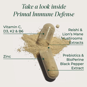 Primal Harvest Immune Defense 10-in-1 Supplement with Probiotics, Zinc, and Vitamins C, D3, K2, B6 Daily Immune Support for Adults Primal Harvest buy supplements Au
