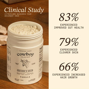 Cowboy - The Exclusive 1st Milking, Whole, Grass Fed Colostrum Supplement for Full Body Health - Bovine Colostrum Powder Packed w/Bioactive Nutrients - Sugar Free (Vanilla, 40 Servings) COWBOY COLOSTRUM buy supplements Au