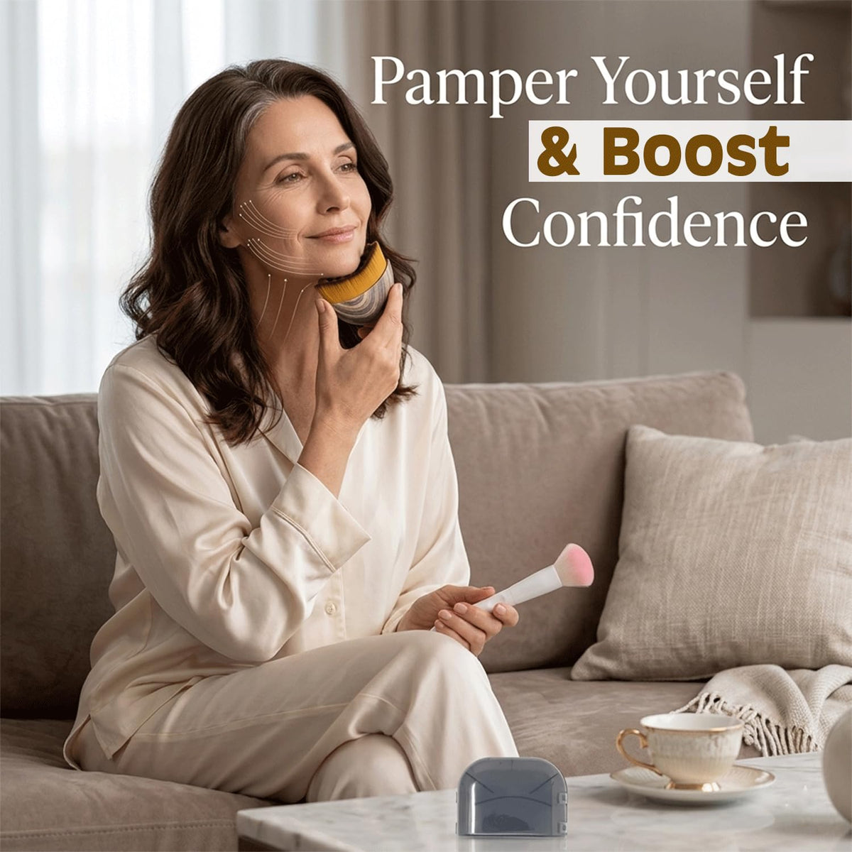 2 pcs Lymphatic Contour Face Brush with Cosmetic Mask Brush, Lymphatic Drainage Massager for Sculpting & Puffiness Reduction, Soft Bristle Face Contour Lymphatic for Skin Precisely and Relieve Fatigue LE SACHI COLLECTIVE buy supplements Au