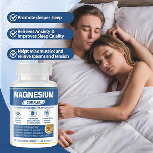 1000mg Magnesium Complex 8 in 1 for Women & Men – Magnesium Glycinate, Citrate, Malate, Taurate, Oxide, Carbonate, Aspartate, Orotate – Vegan Non-GMO, for Sleep, Fatigue & Heart Health, 120 Capsules BOSNETHUINH buy supplements Au