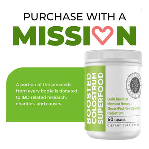 Intestinal Fortitude Boosted Colostrum Superfood Dietary Supplement: Grass-Fed New Zealand Bovine Colostrum, Gold Kiwifruit, Manuka Honey, for Digestion, Immune System, and Gut Health (60 Grams) Intestinal Fortitude buy supplements Au