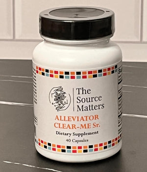 The Source Matters Alleviator Clear-ME SR Seasonal Allergy Relief and Immune Support | Quercetin, Bromelain, Stinging Nettles, NAC, and Vitamin C (40 Capsules) THE SOURCE MATTERS buy supplements Au