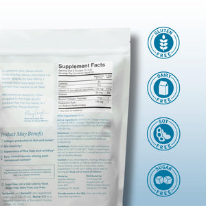 The 'Pause Life Skin & Bone, Verisol & Fortibone Collagen Peptides, Powder Formula with Hyaluronic Acid and Vitamin C, Gluten Free Supplement, Skin, Nails & Hair Support, Unflavored, Easy to Mix 12 OZ The 'Pause Life buy supplements Au