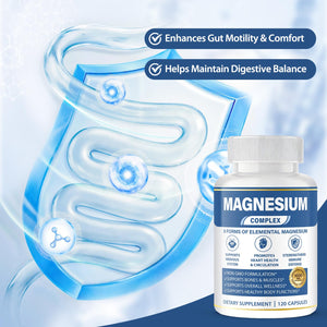1000mg Magnesium Complex 8 in 1 for Women & Men – Magnesium Glycinate, Citrate, Malate, Taurate, Oxide, Carbonate, Aspartate, Orotate – Vegan Non-GMO, for Sleep, Fatigue & Heart Health, 120 Capsules BOSNETHUINH buy supplements Au