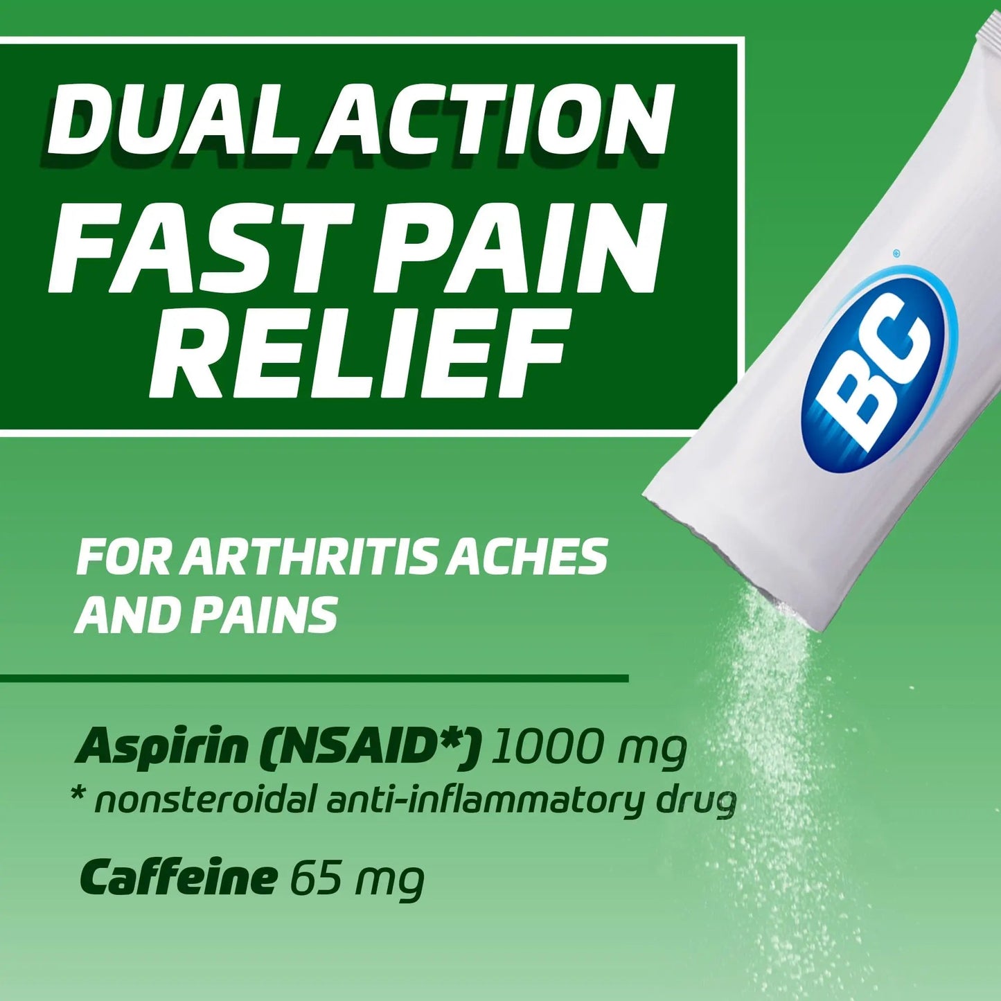 BC Pain Relief Powder, Arthritis Pain, 50 ct (Pack of 1) BCBuy Supplements Australia