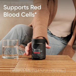 Sports Research® Blood Balance Iron Supplement - 36 MG Iron + Folate & Vitamin C for Absorption - Red Blood Cell Support for Women & Men* - Vegan Certified · Non-GMO · Gluten-Free - 90 Capsules Sports Research buy supplements Au