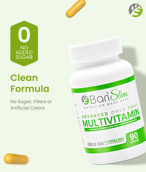 BariSlim Advanced Once Daily Bariatric Multivitamin Capsule - 45 mg of Iron - Bariatric Vitamin for Post Bariatric Surgery Including Gastric Bypass and Gastric Sleeve | 90 Day Supply BariSlim buy supplements Au