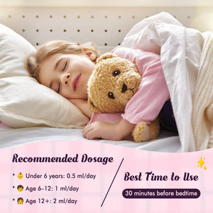Kids Magnesium Glycinate Sleep Liquid Drops – Sleep & Calm Support with L-Theanine – Melatonin-Free, Sugar-Free Vegan Raspberry Supplement – 2 Bottles, 30ml Each LUCNVEMBuy Supplements Australia