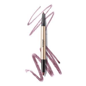 ICONIC LONDON Smokey Eye Duo Eyeliner | Creamy, Easy to Blend 2-in-1 Eyeliner Crayon, Water Resistant, Cruelty Free, Vegan Makeup (Spiced Plum) 0.027 oz ICONIC LONDON buy supplements Au