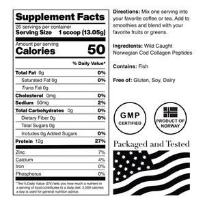 Norcal Marine Collagen - 12oz Marine Collagen Peptides Powder | High Protein, Zero Fat/Sugar/Carb | Skin, Hair, Nail & Joint Health | Low Metals, US GMP Certified NorCal Organic buy supplements Au
