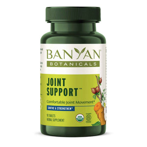 Banyan Botanicals Organic Joint Support–Advanced Mobility & Flexibility Supplement with Boswellia,Guggulu Resin & Turmeric–Natural Lubrication for Cartilage, Bones & Muscles-90 Tablets-USDA Organic