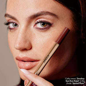 ICONIC LONDON Smokey Eye Duo Eyeliner | Creamy, Easy to Blend 2-in-1 Eyeliner Crayon, Water Resistant, Cruelty Free, Vegan Makeup (Spiced Plum) 0.027 oz ICONIC LONDON buy supplements Au
