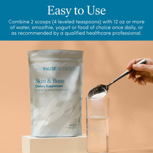 The 'Pause Life Skin & Bone, Verisol & Fortibone Collagen Peptides, Powder Formula with Hyaluronic Acid and Vitamin C, Gluten Free Supplement, Skin, Nails & Hair Support, Unflavored, Easy to Mix 12 OZ The 'Pause Life buy supplements Au