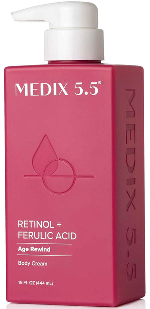 Medix 5.5 Retinol Body Lotion Firming Moisturizer | Crepey Skincare Treatment