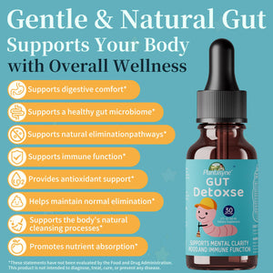 Plantasyne Herbal Gut Cleanse Drops with Black Walnut Hull & Barberry Root | Gentle Liquid Detox for Gut & Colon Support | for Adults & Kids|30 Servings Plantasyneย buy supplements Au