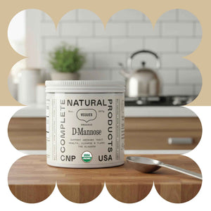 CNP Organic D Mannose Powder 2000mg - Powder D Mannose Supplement for UTI Support, Pure D-Mannose Powder from Guar Beans, Vegan Non GMO Clean Formula, Bladder Urinary Tract Health Supplement Use