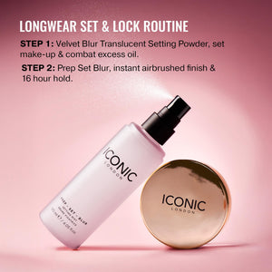 ICONIC LONDON Prep Set Blur Setting Spray | Makeup Fixing Spray, Blurs Imperfections and Gives Skin a Radiant Glow, Vegan Makeup, 30 mL / 1 Fl Oz. ICONIC LONDON buy supplements Au