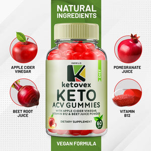 (3 Pack) Ketovex Keto BHB Gummies Advanced Formula, Ketovex BHB Weight Management ACV Gummies Reviews, Ketovex ACV Keto Vex BHB Gummy Gomitas Ketosis, Ketovex Gummies, B12 (180 Gummies) Indelo buy supplements Au