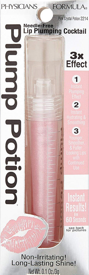 Physicians Formula Plump Potion™ Needle-Free Lip Plumping Cocktail Lip Gloss, Pink Crystal Potion, Hypoallergenic, Fragrance Free, Dermatologist Approved Physicians FormulaBuy Supplements Australia