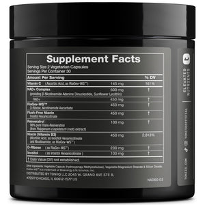 Toniiq Liposomal NAD+ and Resveratrol Supplement - 1500mg Ultra High Strength NAD Supplement - Clinically Studied Ingredients with Patented RiaGev-WS™, Resveratrol, and Niacin - 60 Capsules Toniiq buy supplements Au
