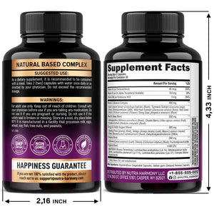 NUTRAHARMONY D-Mannose with Cranberry & Menopause Capsules