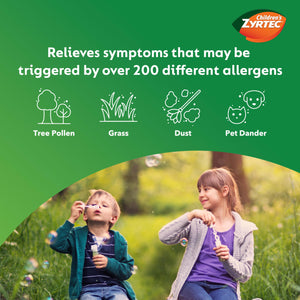 Zyrtec Children's Liquid, Kid's Antihistamine Syrup, Dye-, Sugar-, and Alcohol-Free, Pleasant Bubble Gum Flavor, Contains Cetirizine HCl Suitable for Ages 2 Years and Up, 4 fl oz Bottle Zyrtec buy supplements Au