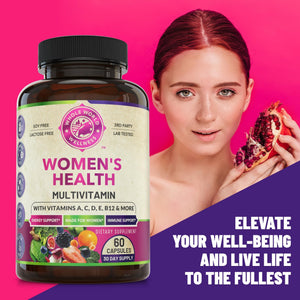 Womens Daily Multivitamins & Mens Daily Multivitamins Bundle (One Bottle Each) - Supports Holistic Wellness, Including Energy & Focus. Multivitamin & Multimineral Blend. Made in The USA. WHOLE WORLD WELLNESS buy supplements Au