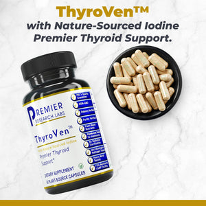Premier Research Labs ThyroVen - Thyroid Support for Women, Thyroid Support for Men, Thyroid Supplement, Thyroid Support Complex with Naturally-Sourced Iodine - 60 Capsules Premier Research LabsBuy Supplements Australia